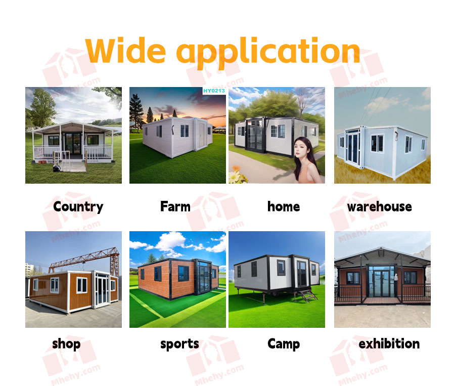 application of expandable container house